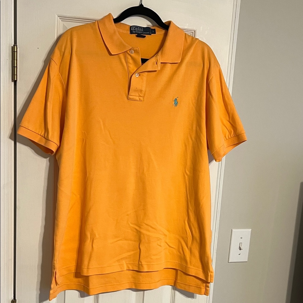 Polo by Ralph Lauren Men's Vibrant Orange Polo